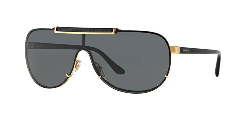 versace ve2140 100287 gold|Amazon.com: Versace VE2140 100287 40M Gold/Grey Pilot .